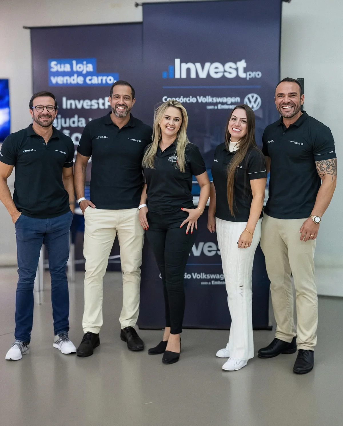 Equipe InvestPro pronta para atender